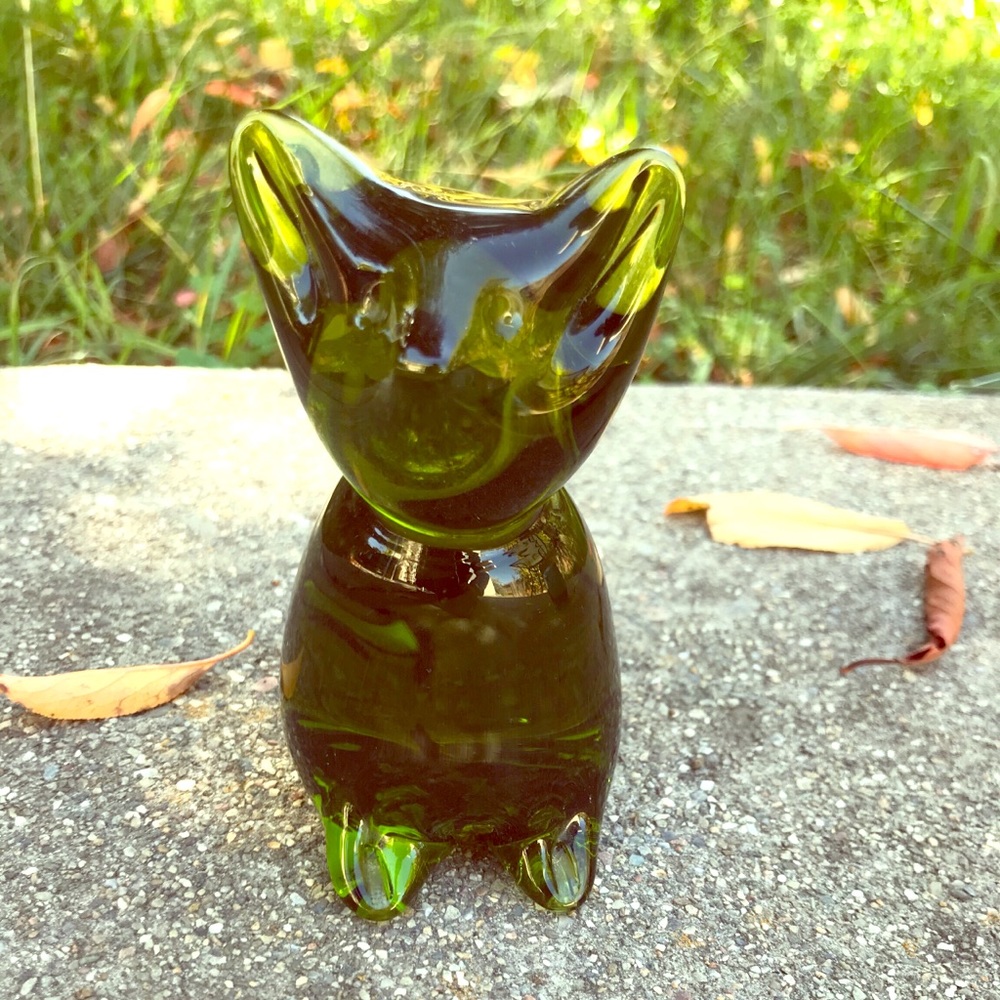 VTG Kitten Paperweight